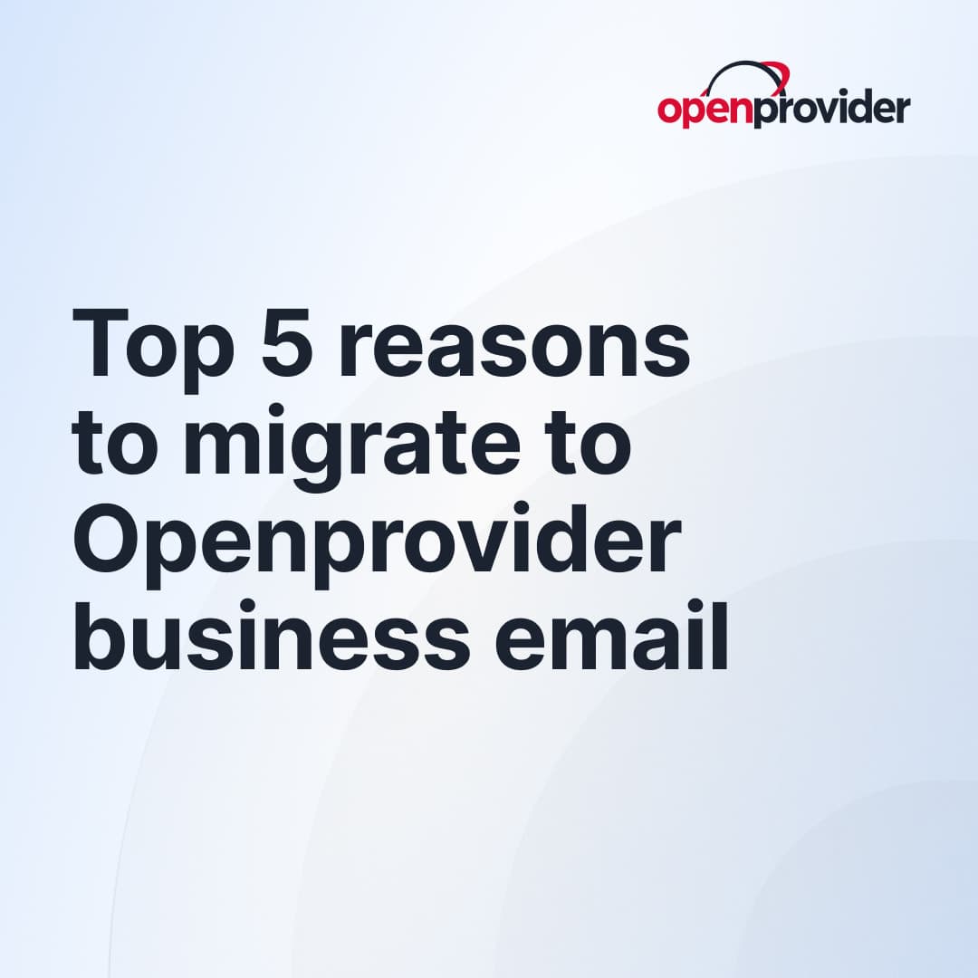 Openprovider business email