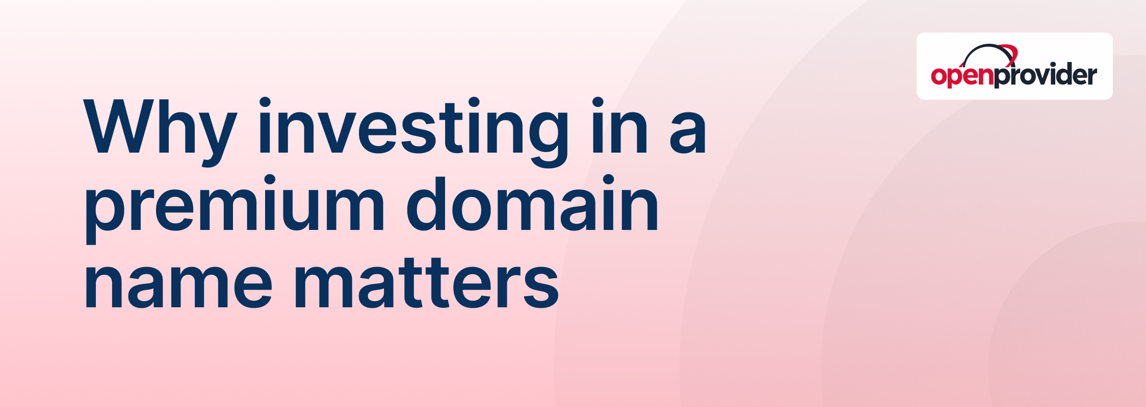 why investing in a premium domain name matters