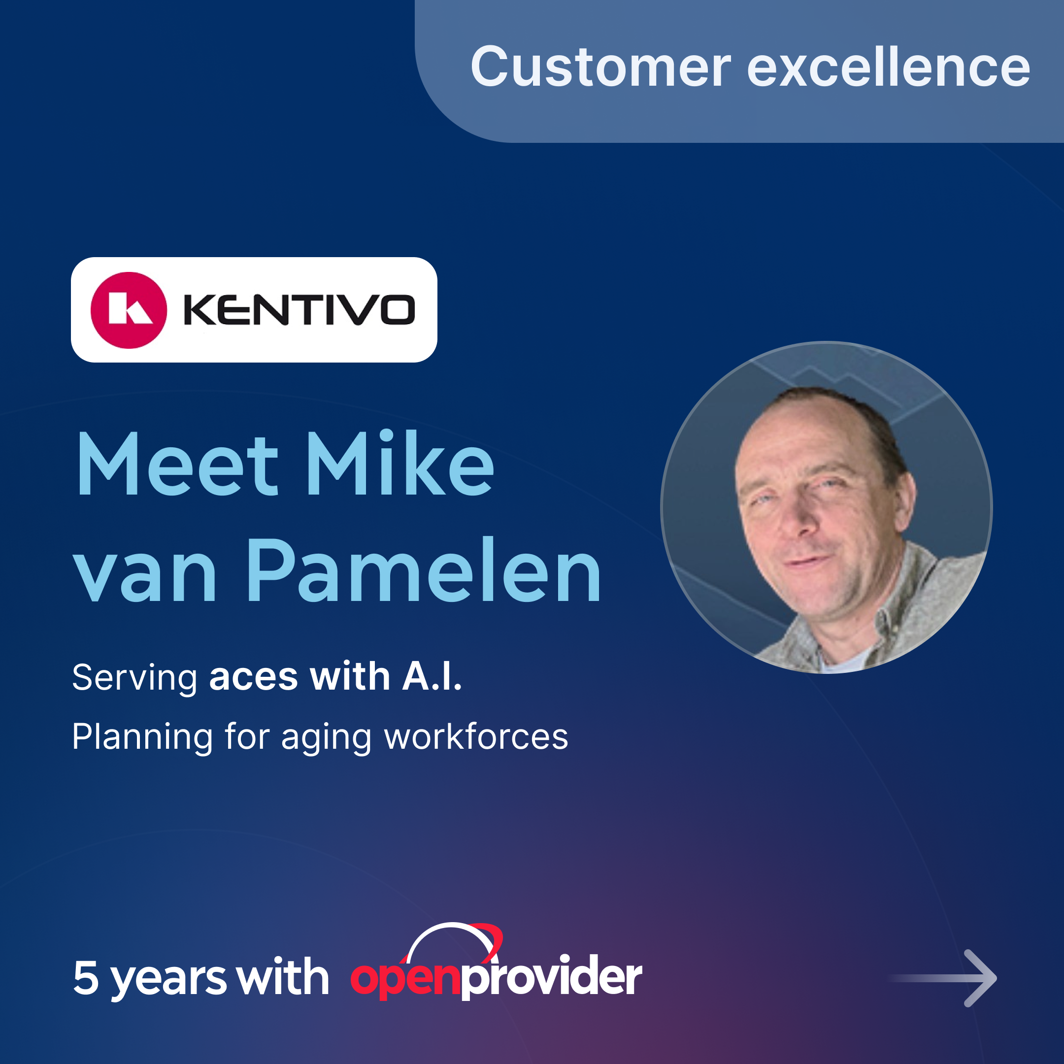 customer recognition: meet mike van pamelen