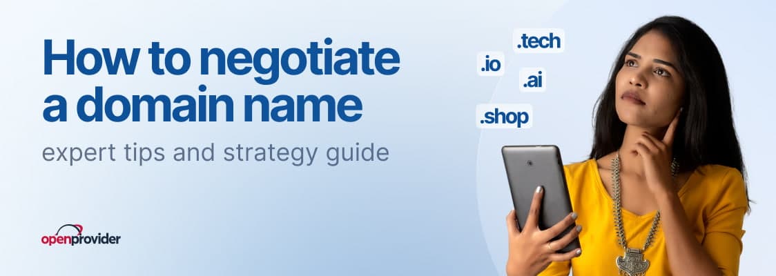 How to negotiate a domain name