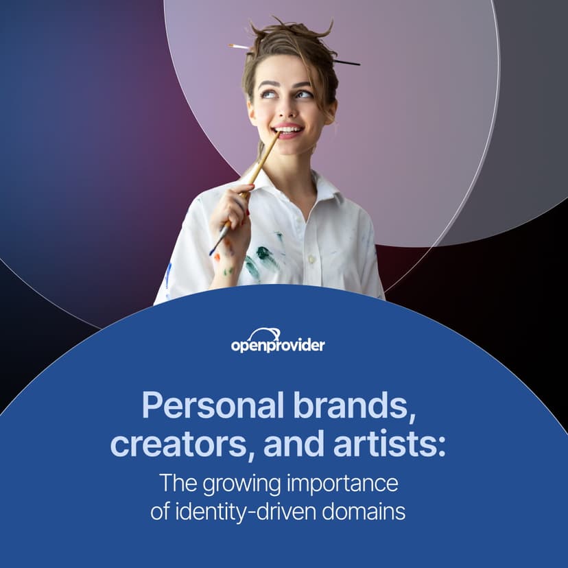 Personal brands, creators, and artists: the growing importance of identity-driven domains
