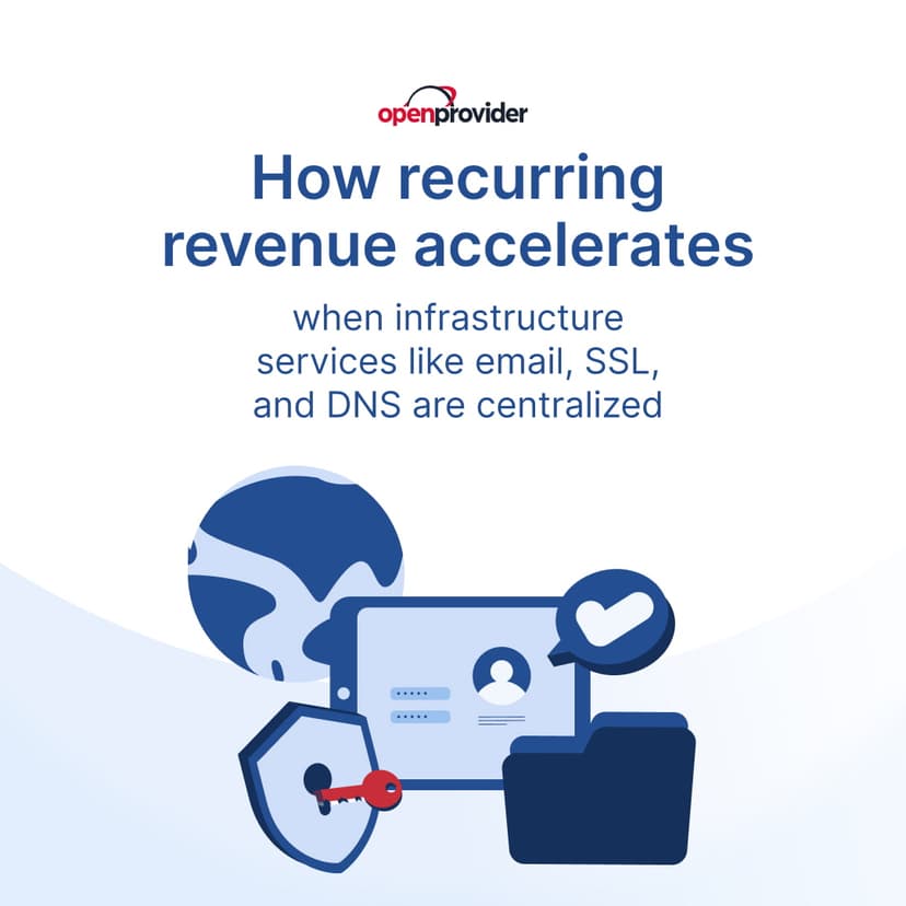 How recurring revenue accelerates when infrastructure services like email, SSL, and DNS are centralized